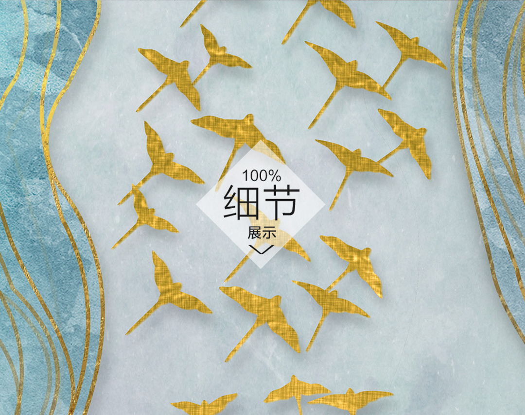 現(xiàn)代簡約抽象畫 客廳掛畫 臥室藝術裝飾畫 手繪油畫 金雁過境
